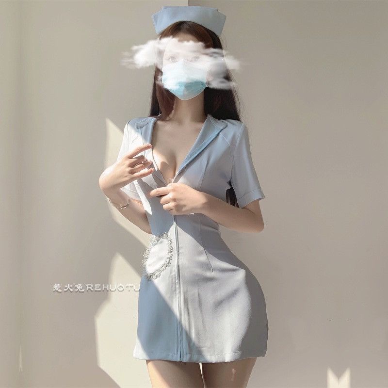 Sexy lingerie sexy v-collar nurse