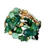Imitation Agate Bracelet Beaded, Retro Imitation Natural Stone Multi-layer Winding Bracelet.