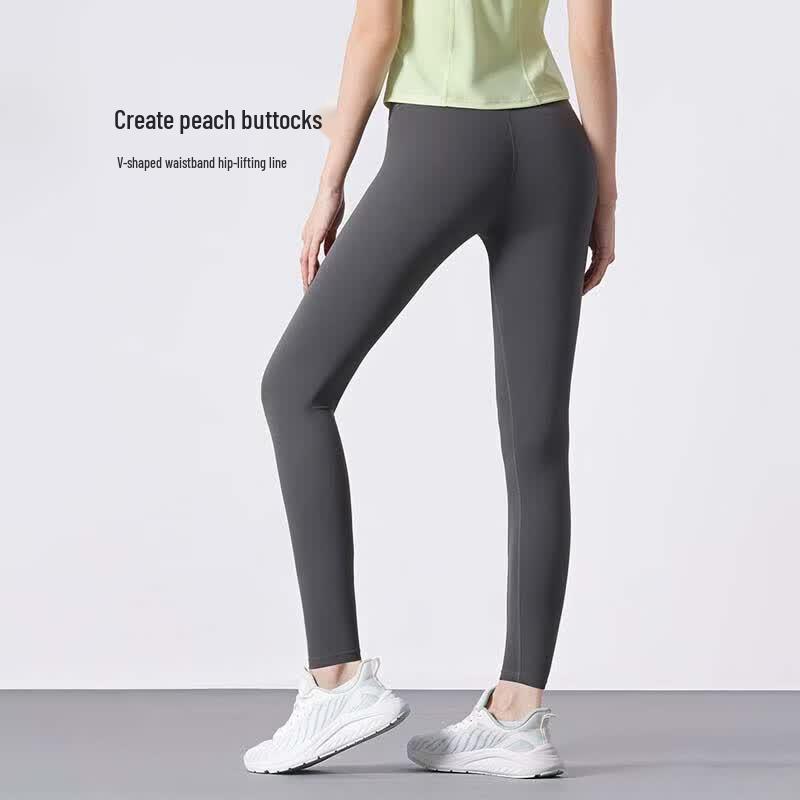 CAMEL Women's High-Waist Seamless Yoga Fitness Pants
