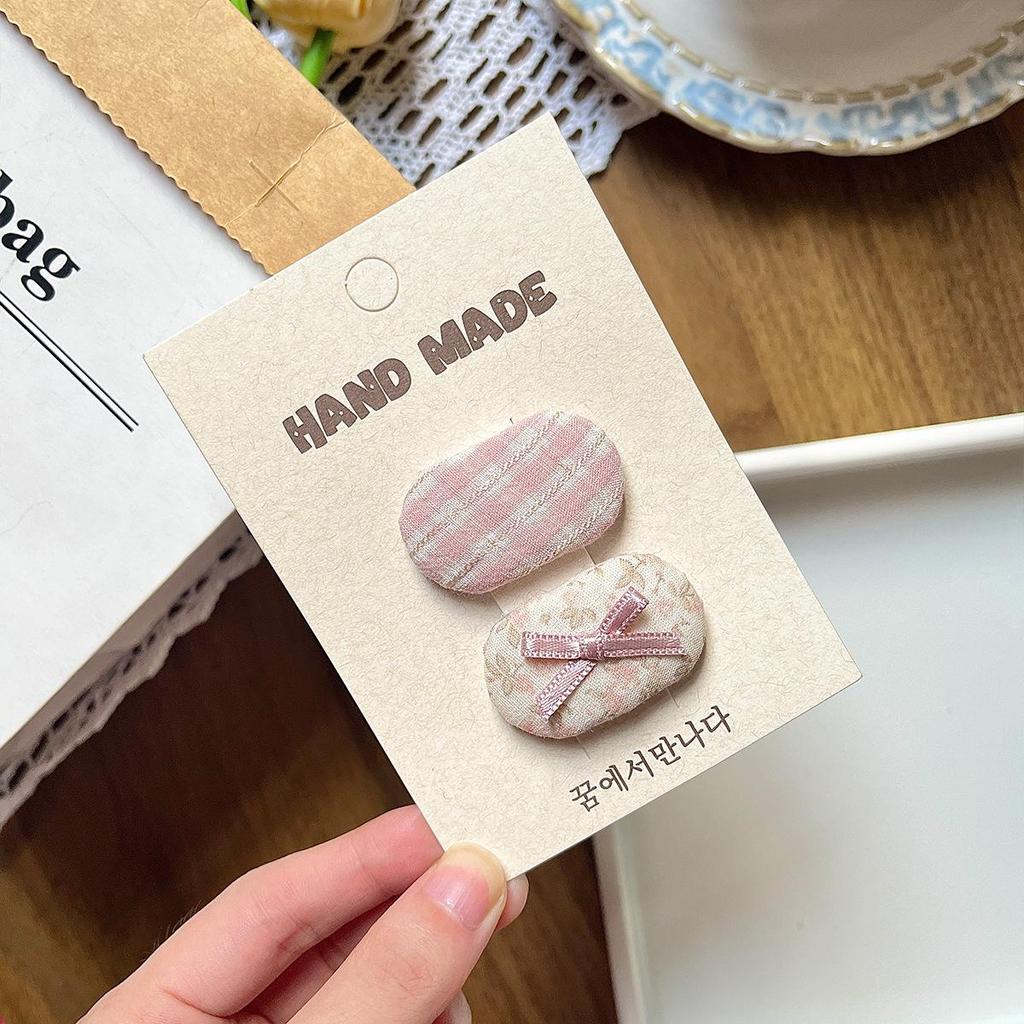 Floral Baby Hair Clips: No-Damage Fabric Hairpins for Infants & Toddlers