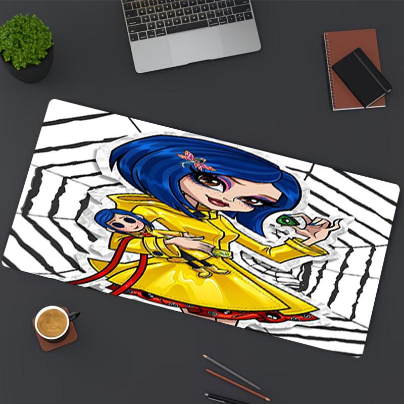 Coraline Print Mouse Pad, for Keyboard Pad Laptop PC Mat for Office Home Use, Desk Decor, Perfect Birthday Gift for Gamers