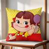 PPeko LLollipopACute Cushion Cover Natural Linen Organic Fabric DoubleSided Printing Couch Pillow Covers Home Decor