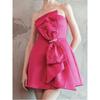 Export Single in-Home Chest Wrap Graceful and Fashionable Beautiful All-Match Bows Diamond-Embedded Western Style Sexy Short Dress Women