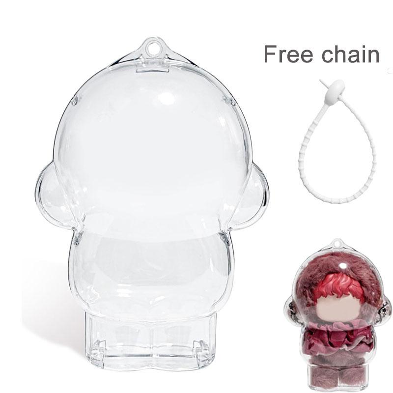 Protective Case For Skullpanda Winter Symphony And Garden Of Light Series Portable Organiser Box Clear Cover For Plush Dolls