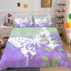 3D Printing Bedding Single Double Bed Full Size Pillowcase and Quilt Cover 2/3 Pieces of Microfiber Insect Printing Comfortable Home Decoration