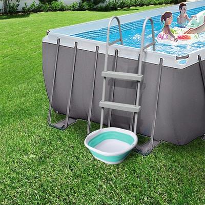 Foldable Wash Basin Plastic Portable Pool Foot Bath Basin Kitchen Fruit Vegetable Washing Basin