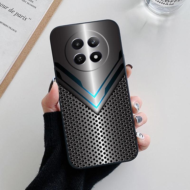 Für Realme 12 5G Hülle Abdeckung Realme12 Funda Coque Weiches Mode Silikon Schutzhülle für Telefonkamera für Realme 12 5G