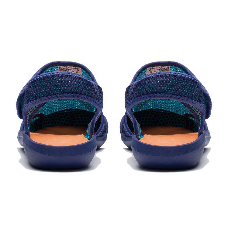 Li-Ning Cloud Non-Slip Shock Absorbing Childrens Sandals Kids Sandals Dark-Blue YKUS016-63