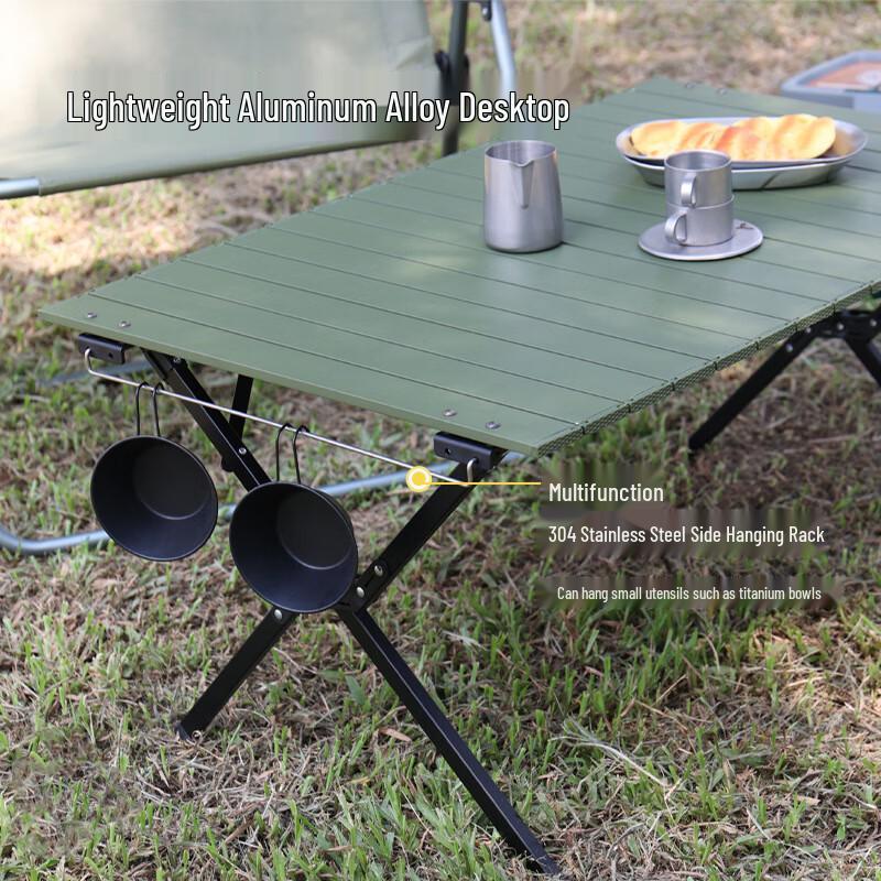 Portable Aluminum Alloy Camping Table and Chair Set