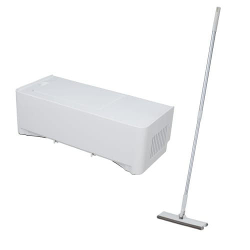 CCP Electric Dustpan Smart Wiper Plus with Smart Wiper, ZN-DP39-WH