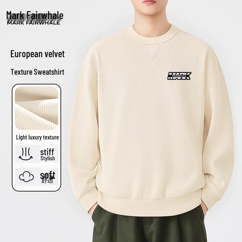 

Mark Fairwhale Men s Winter Retro Round Neck Sweatshirt 2XL