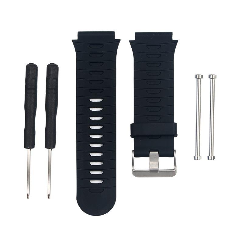 Schweißresistent Hypoallergenes Silikon-Uhrenarmband Ersatz-Kit für Garmin Forerunner 920XT Mit Werkzeugen & Federstegen