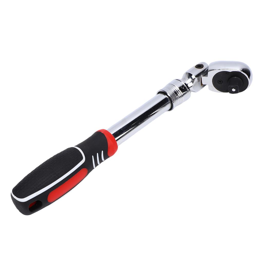 3 8 Inch 72 Tooth Ratchet Wrench Extendable Handle Flexible Head Ratchet Spanner Fast Release Key 80 Degree Adjustable