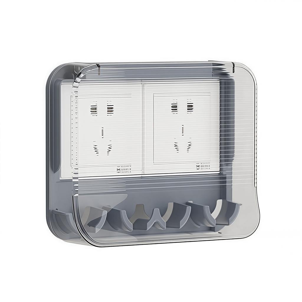 Easy Install Waterproof Socket Cover Protection Kitchen Bathroom Protector Socket Plate Guard Creative Home Decor