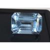 Aquamarine Sky Blue Natural 8-10 Ct Emerald Cut Fabulous Certified Gemstone