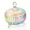 26oz Glass   Dish with Lid Decorative Glass Jar Jewelry Box Wedding Et  S Container for Snacks