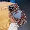Leopard Print Love Clear Phone Case For iPhone 17 Air 17 Pro Max 16 15 14 13 12 11 Pro Max Mini XS Max XR X 16 Plus Soft Cover