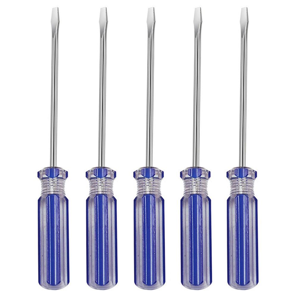 5 Piece Set Repair Tool Screwdriver Set Carbon Steel Material Slotted Screwdriver