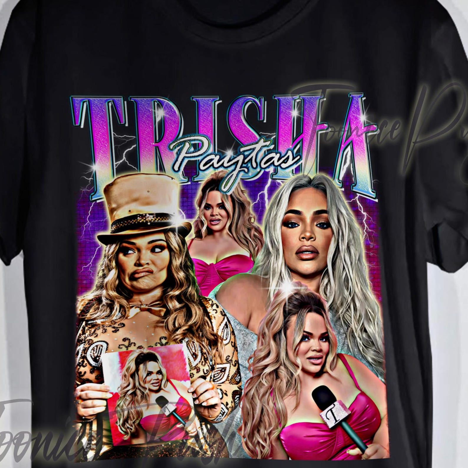 Trisha Paytas Vintage Style Graphic Tee L
