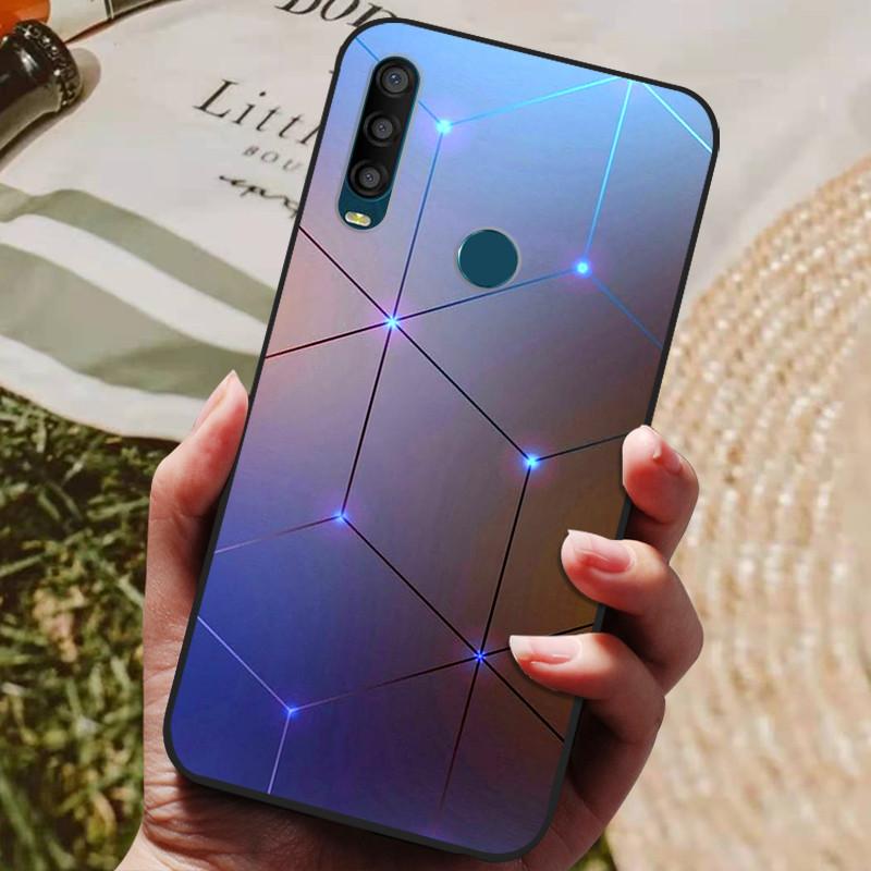 Pour Alcatel 1SE 2020 Coque Anti-choc Fleur Arrière Pour Alcatel 1SE 2020 5030F 5030U 5030D Silicone Souple Coques de Téléphone Pare-chocs