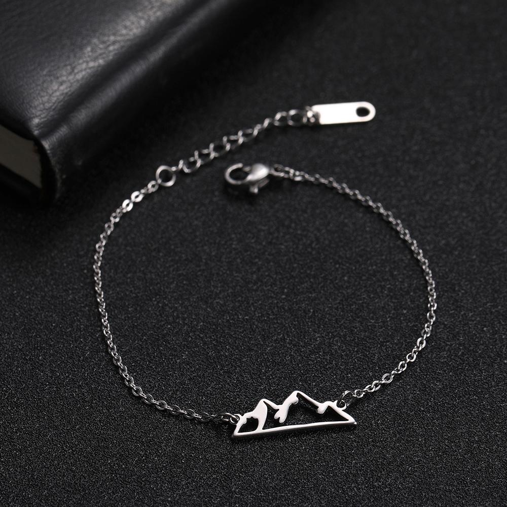 Plane Charm Bracelet Stainless Steel Aircraft Airplane Adjustable Chain Bracelets On Hand Pulsera Jewelry Gift for Women