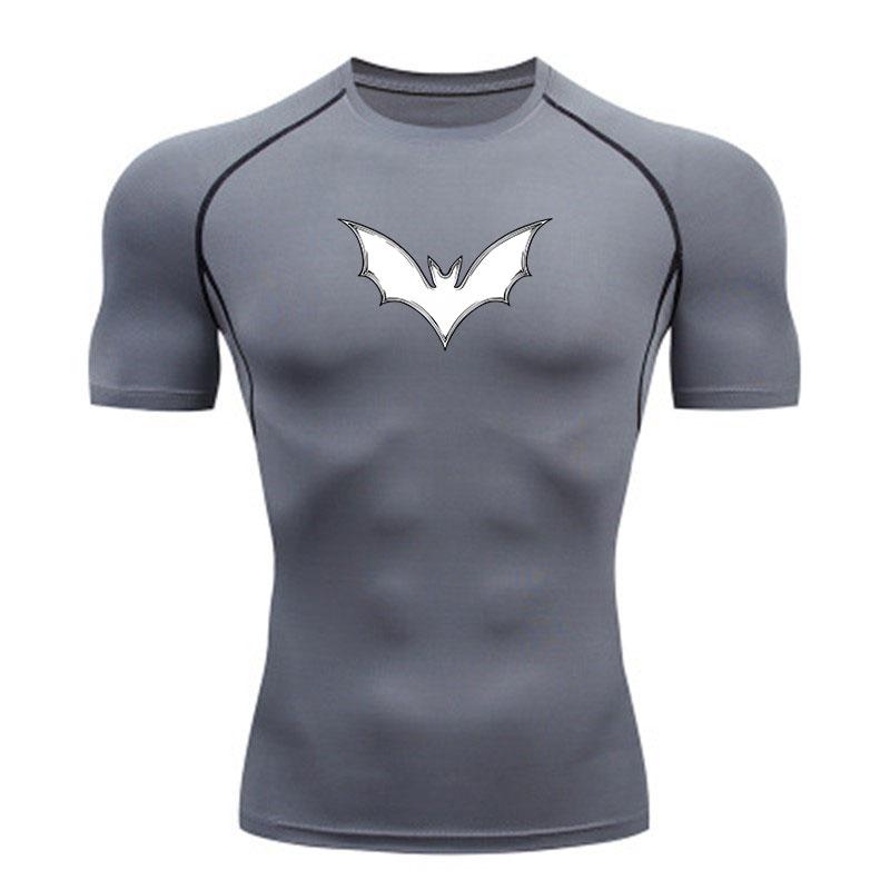 Men's Breathable Compression Fitness T-Shirt, Quick Dry Stre