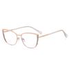 Women Cat Eye Myopia Eyeglasses Fashion Trendy Anti-blue Light Near Sight Glasses Female Vintage HD Lens Minus Eyewear 0 To -6.0