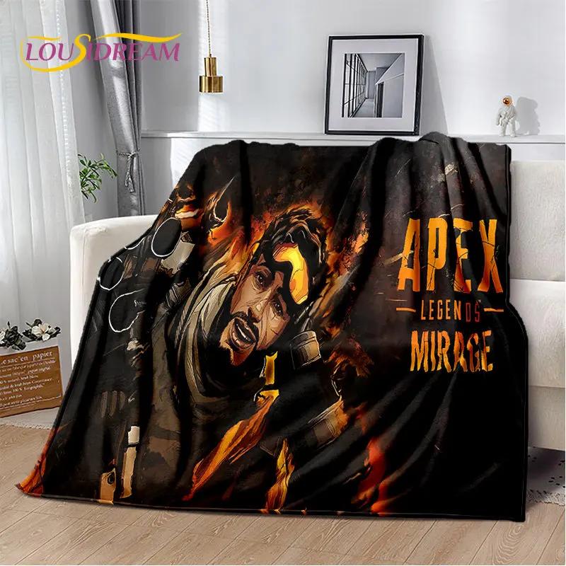 A-Apex Legends Game Gamer Cartoon Soft Plush Blanket,Flannel Blanket Throw Blanket for Living Room Bedroom Bed Sofa Picnic Cover