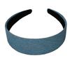 4CM Wide Brimmed Denim Cloth Headbands for Women Daily Shopping Press Hair Hoop Accessories Classic Lady Girls Hairbands