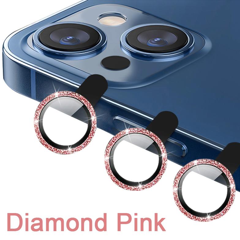 For iPhone 17 Pro Max 17Air 16 Metal Glitter Bling Lens Film HD Glass Camera Protective Cap For iPhone15 Camera Protector Ring 4