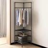Zhaiwanjia 3-Tier Corner Garment & Shoe Rack