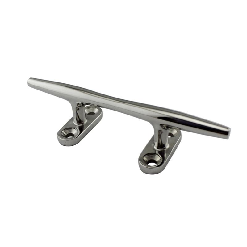 Boat Cleat Open Base 4/5/6//8/10/12 Inch, Dock Cleat 316 Stainless Steel Marine Grade Boats Hollow Base Cleats