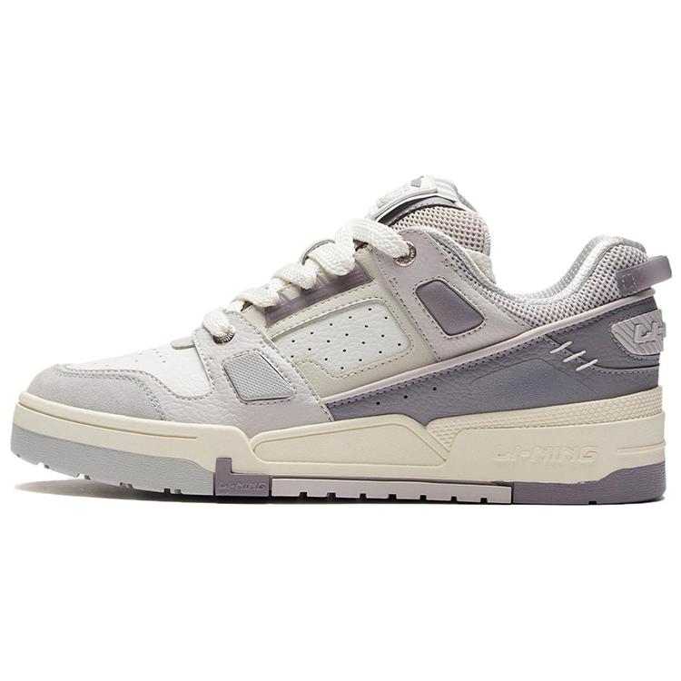 

Новые LiNing Journey Journey Противоскользящие и износостойкие Легкие Низкие Кеды для Скейтборда Экрю Серый AGCR297-6 44