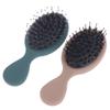 Women'S Hair Brush Comb Natural Boar Bristle Anti-Static Hairbrush  Barber Brush