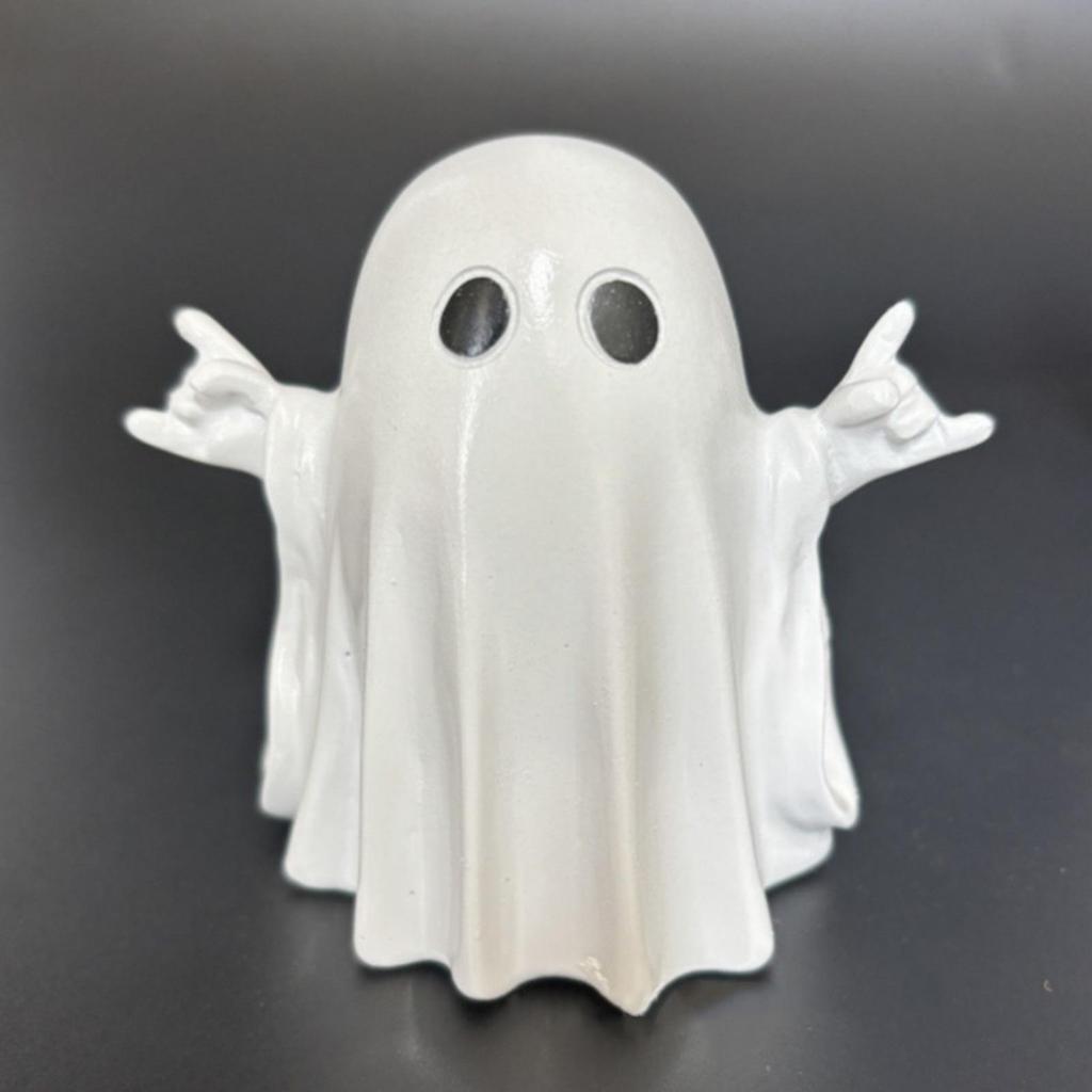 Ghost Decor Halloween Tabletop Decor Rock Ghost Figurine Spooky Halloween Decorations Table Centerpieces for Bedroom Living Room