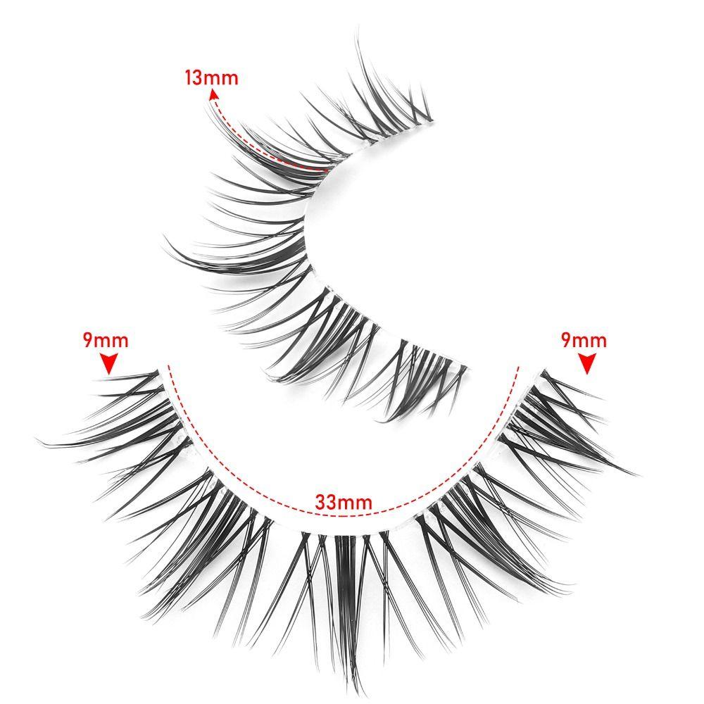 Dramatic Manga Anime Lashes Japanese Cosplay Doll Strip Lashes for Women Girls