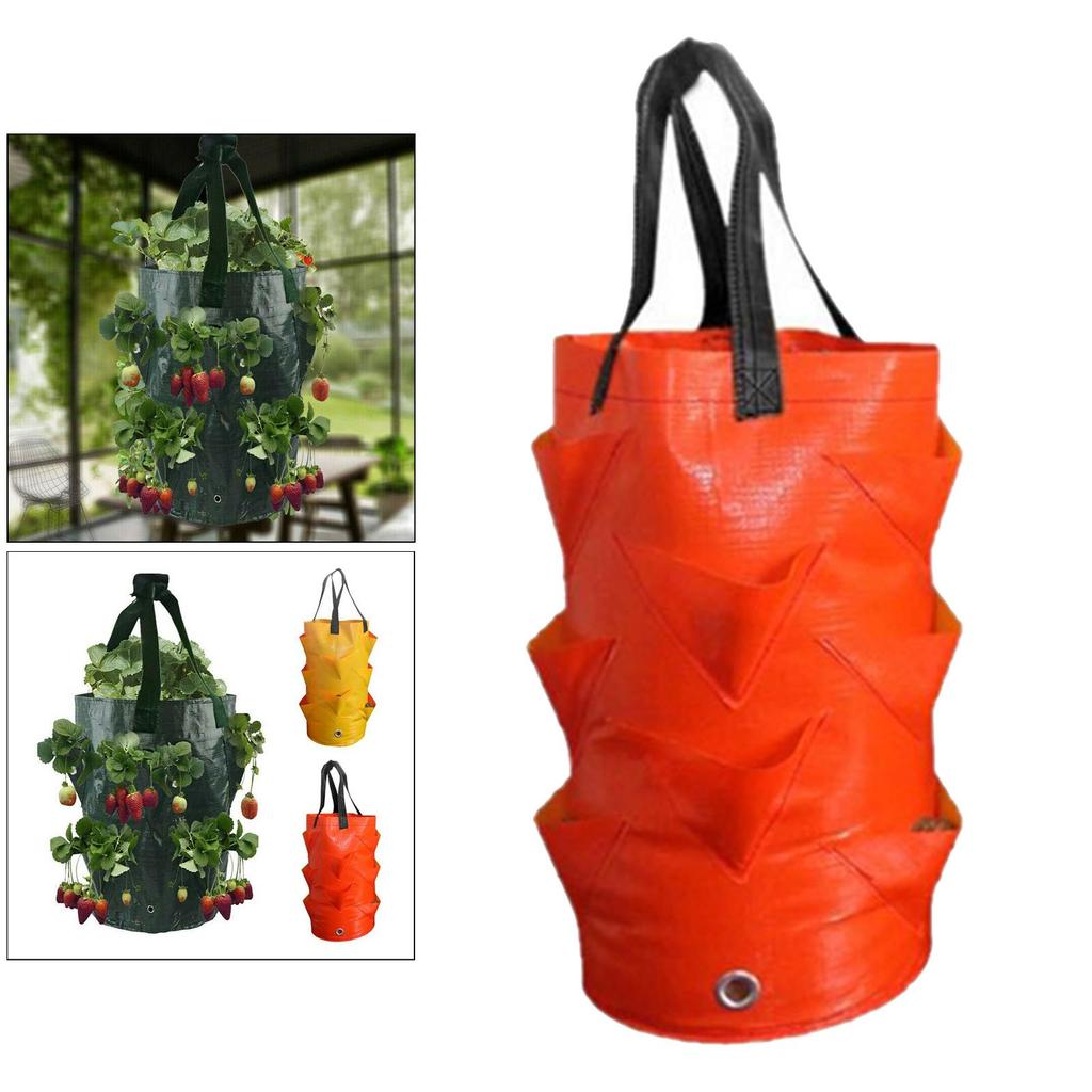 Potato Bags Planter Gardening Breathable Strawberry Planter Vegetable Planting Pouch with Handles