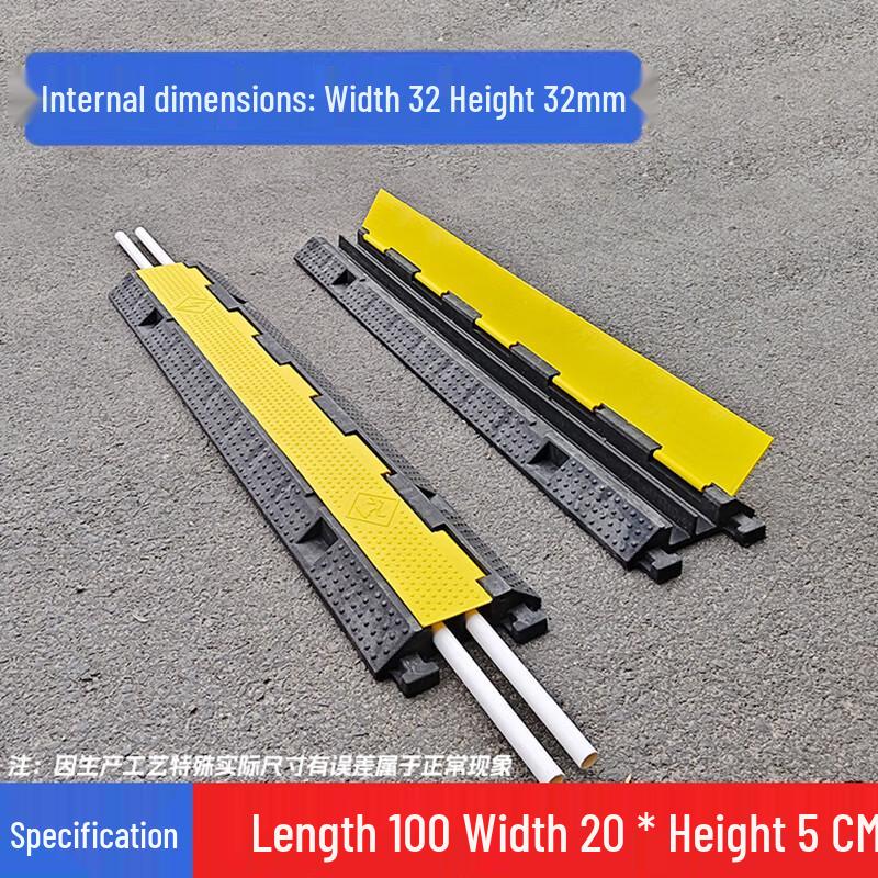 Bangwo Rubber Cable Protector Speed Bump (32x32mm)