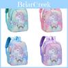 Zaino in Nylon per Bambini con Animali dei Cartoni Animati e Spallacci Traspiranti per Bambine in Età Prescolare