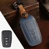 Suitable for Toyota Key Cover Camry Asian Dragon Leather Retro Crazy Horse Leather Handmade Car Key Cover