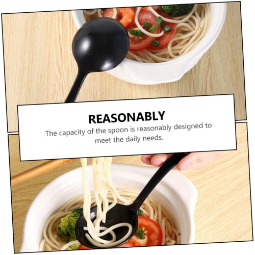 Beatifufu 18-Piece Disposable Soup Spoon, Large Soup Spoon, Household Tableware