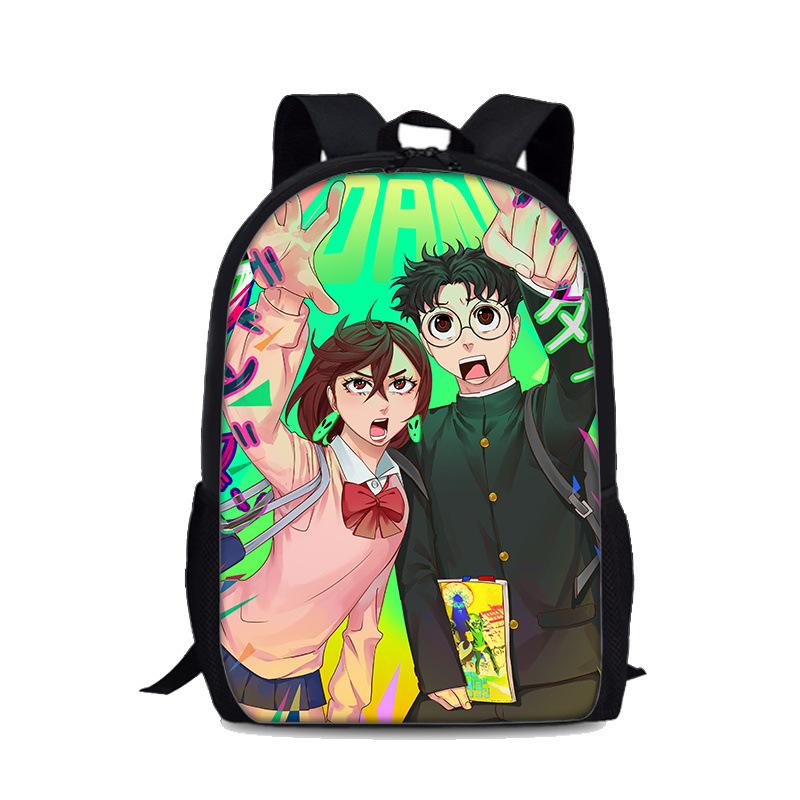New Dandadan Bold Party Printed Backpack with Supernatural Armament for Primary and Secondary School Students