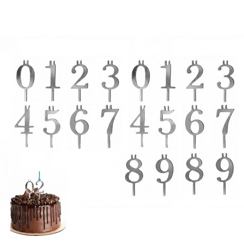 Cute Personalized Number Birthday Candle Set