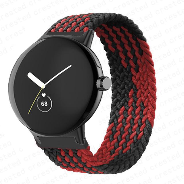 Solo Loop intrecciato per cinturino Google Pixel Watch Accessori Smartwatch Cinturino in nylon elastico Braccialetto correa Pixel Watch Banda Active
