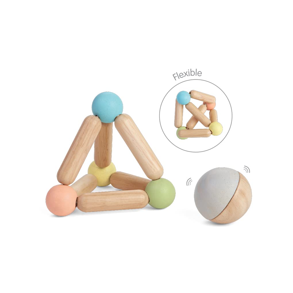 PLANTOYS JAPAN Triangle Squishy Toy Pastel 5256