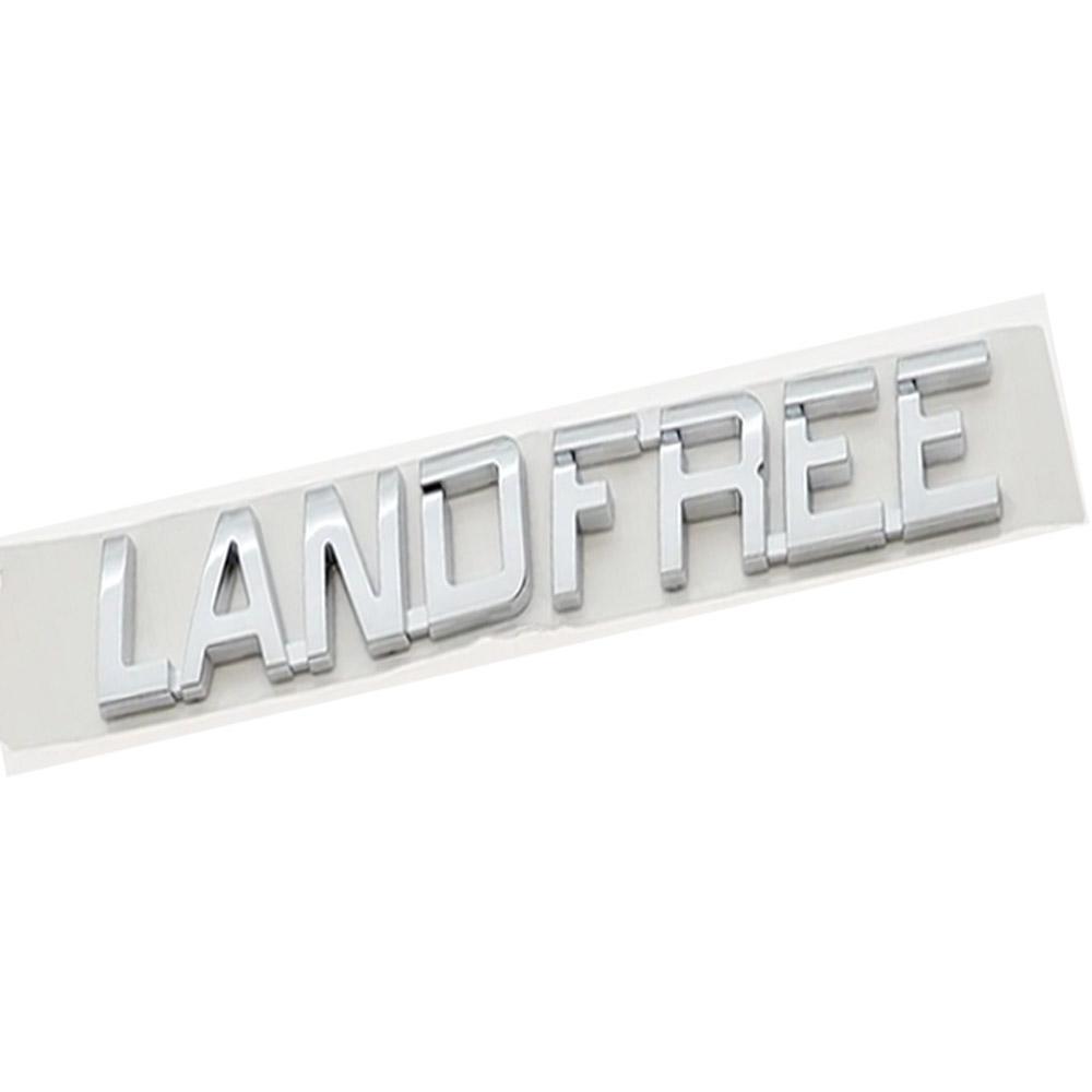 RE331 Piece ABS For Toyota Land Free Car Letter Logo Sticker Rear Bumper Badge Trunk Logo Accessory