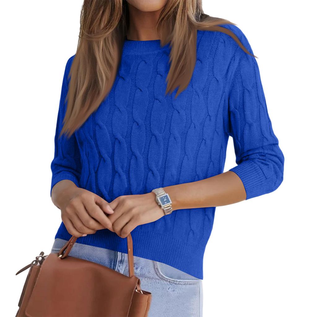 Ladies' Casual Loose Knit Sweater