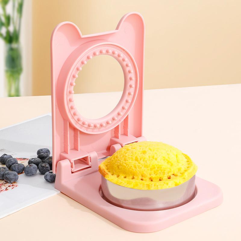 New Stainless Steel Sandwich Cutter Mold Toast Slicer Stuffed Bread Cutting Die Embossed Baking Tool for DIY Homemade Breakfast