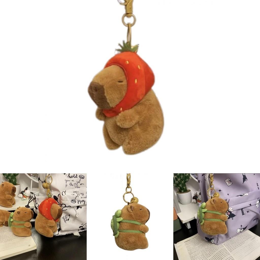 Süßer Capybara Plüsch Schlüsselanhänger Taschenanhänger Mädchengeschenk Weich und Entzückend