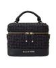 De Apparel Tweed Cube Shoulder Bag for Black [Maison Fleur] Women,
